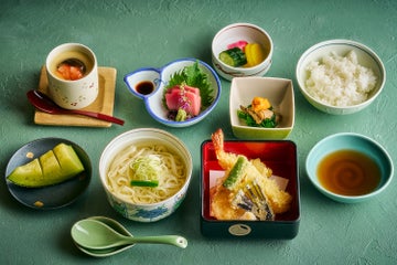 氷見うどんと天ぷら御膳