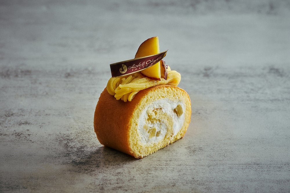 サツマイモのロールケーキ
