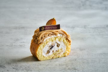 栗のロールケーキ