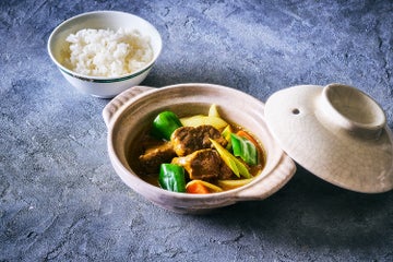 牛すね肉のカレー土鍋