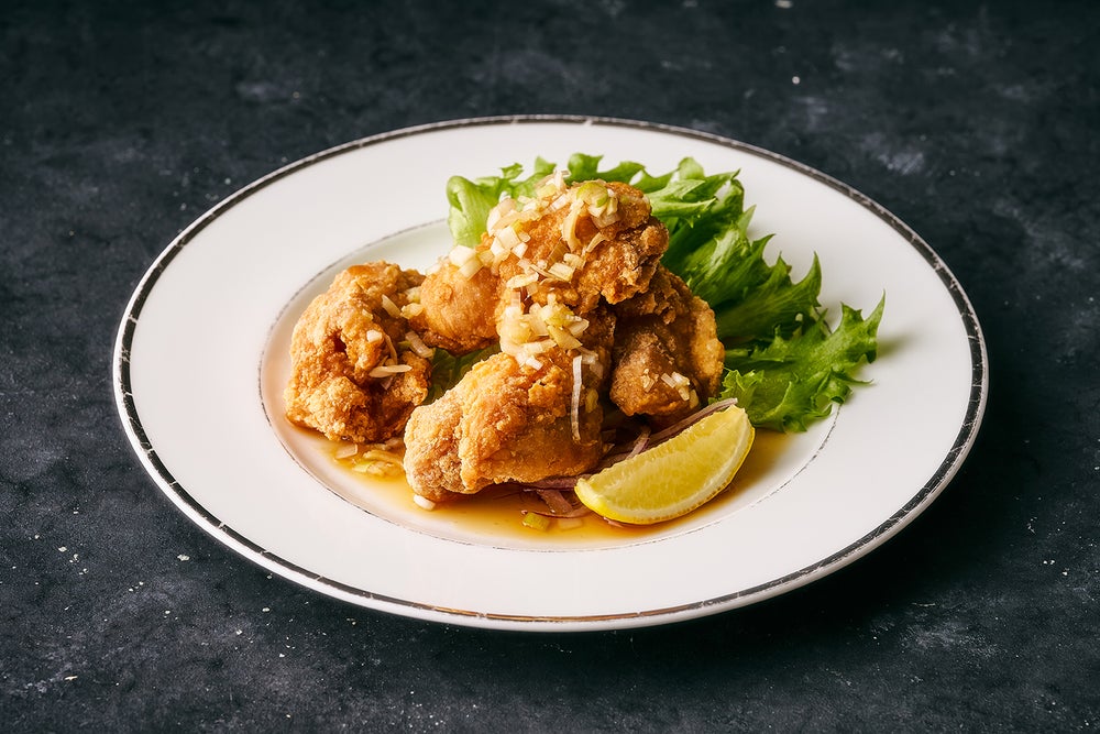 鶏の唐揚げ油淋鶏ソーズセット