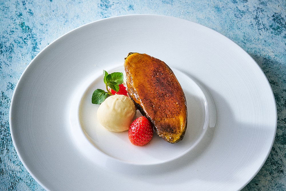 五島産さつまいものブリュレ