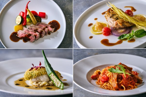 シーズナルセレクトランチ メインディッシュ4種