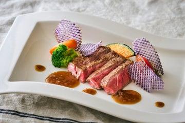 牛サーロインのステーキ